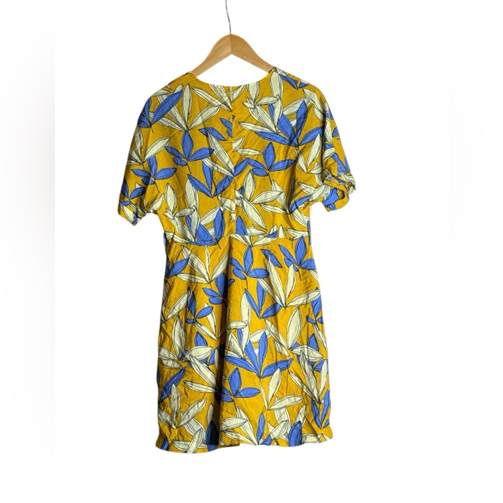 BACIO mini dress, yellow floral medium - Picture 5 of 8